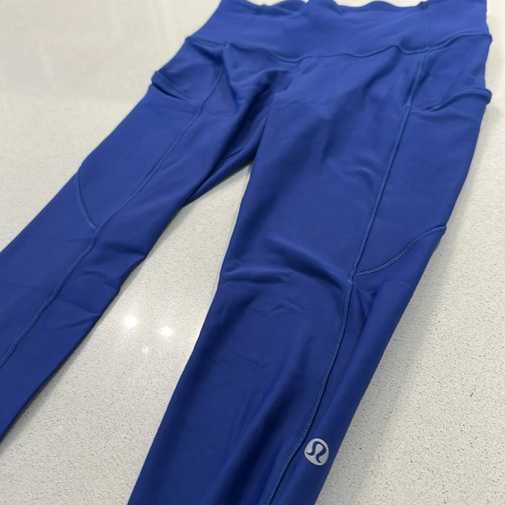Lululemon Athletica Royal Blue Leggings - Picture 2 of 4